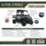 X550 CAMO, 540Cc, Dual Full Color 10-In Screens with Apple Carplay/Bluetooth, Front and Rear Cameras, Tilting Cargo Bed