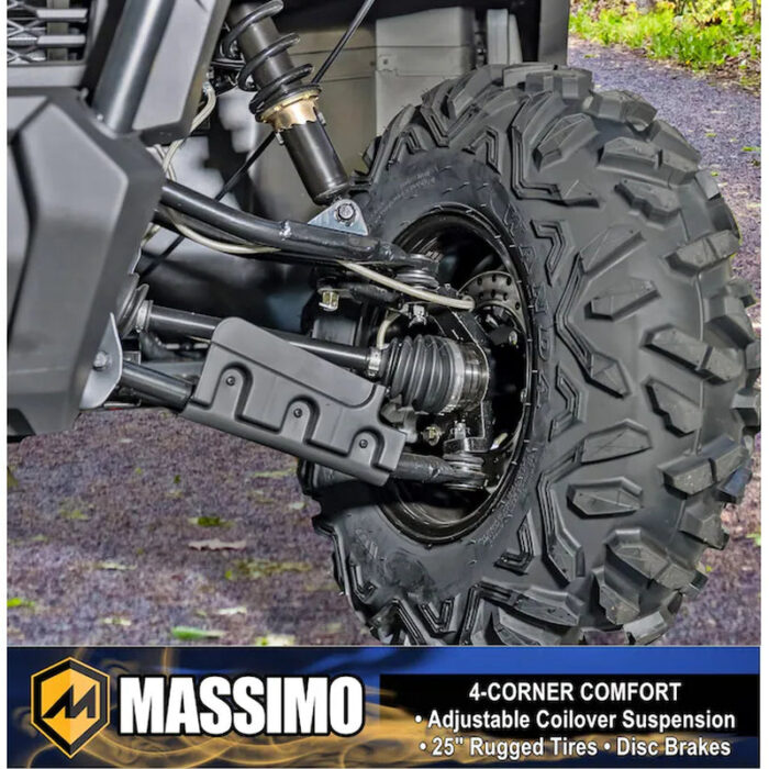Buck 450 4WD 352Cc Gas UTV with Dump Bed Red