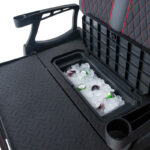 Kruiser 6 Seat Electric Golf Cart with Lithium Battery- Matte Black