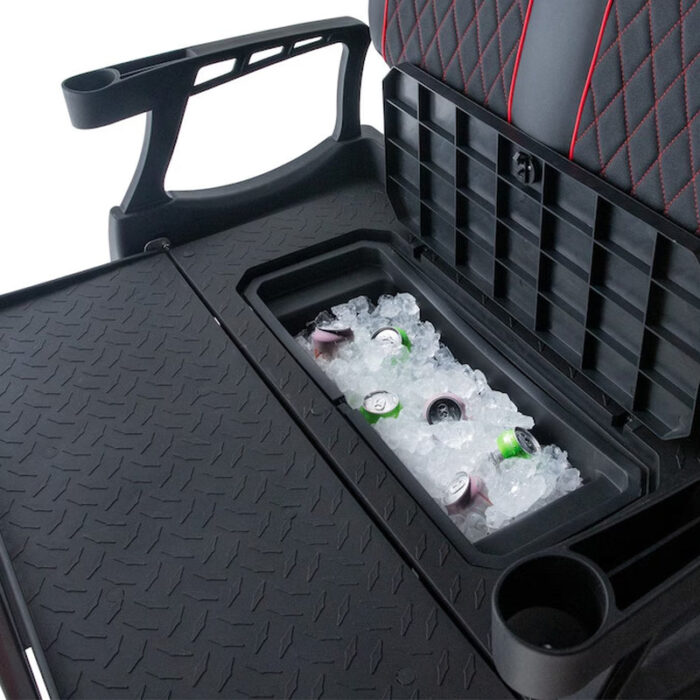Kruiser 6 Seat Electric Golf Cart with Lithium Battery- Matte Black