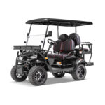Kruiser 4 Seat Electric Golf Cart with Lithium Battery - Silver