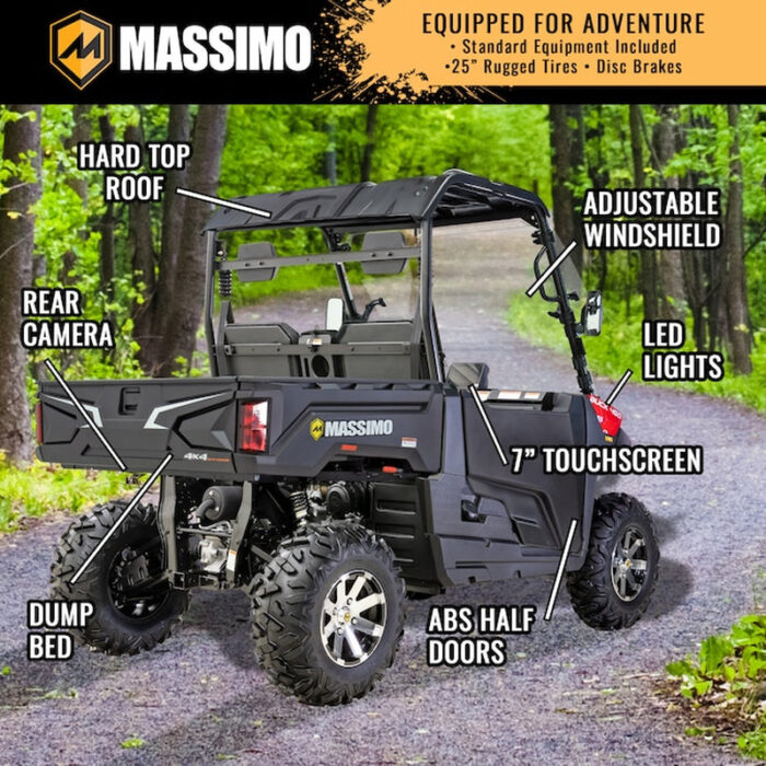 Buck 450 4Wd 352Cc Gas Utv with Dump Bed