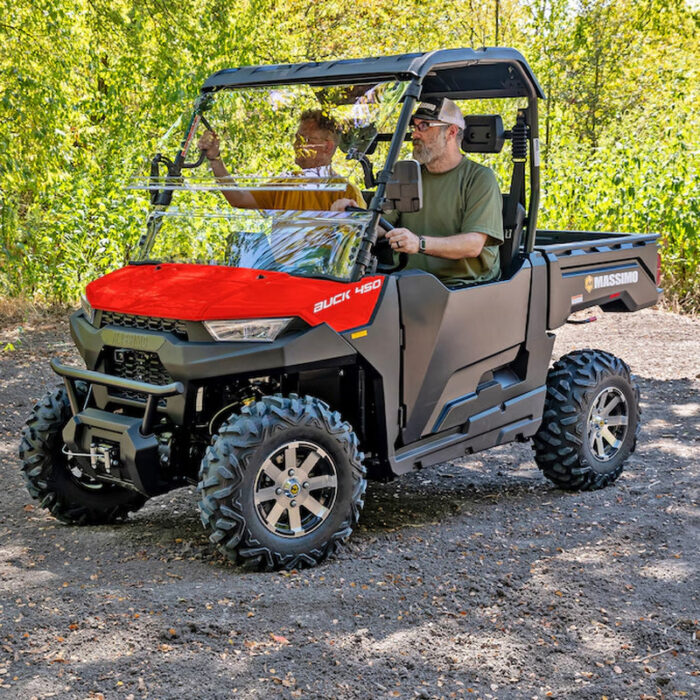 Buck 450 4WD 352Cc Gas UTV with Dump Bed Red