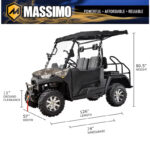 Buck 450X 352Cc 4WD Golf Cart UTV Camo