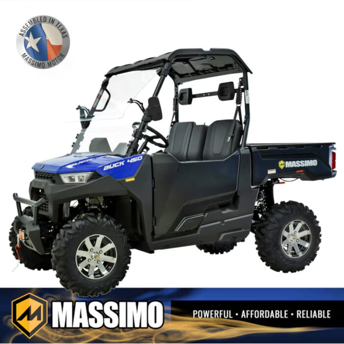 Buck 450 4WD 352Cc Gas UTV with Dump Bed Red