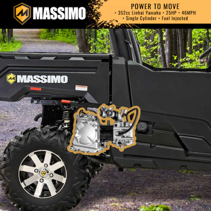 Buck 450 4Wd 352Cc Gas Utv with Dump Bed