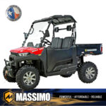 Buck 450 4WD 352Cc Gas UTV with Dump Bed Red