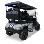 Dallas Cowboys, 4 Seat Electric Golf Cart with Lithium Battery, Max Speed 20 MPH, NFL Licensed