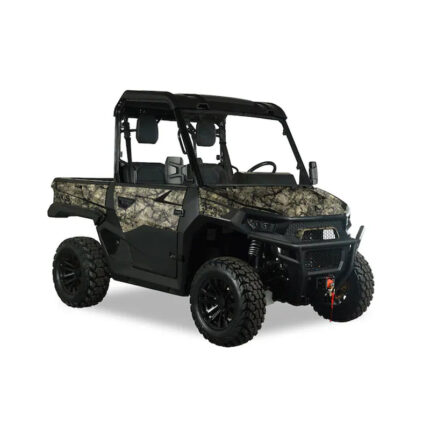 X550 CAMO, 540Cc, Dual Full Color 10-In Screens with Apple Carplay/Bluetooth, Front and Rear Cameras, Tilting Cargo Bed