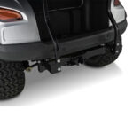 Ranch 2 Seat Electric Golf Cart with Lithium Battery and Tilting Cargo Bed - Red