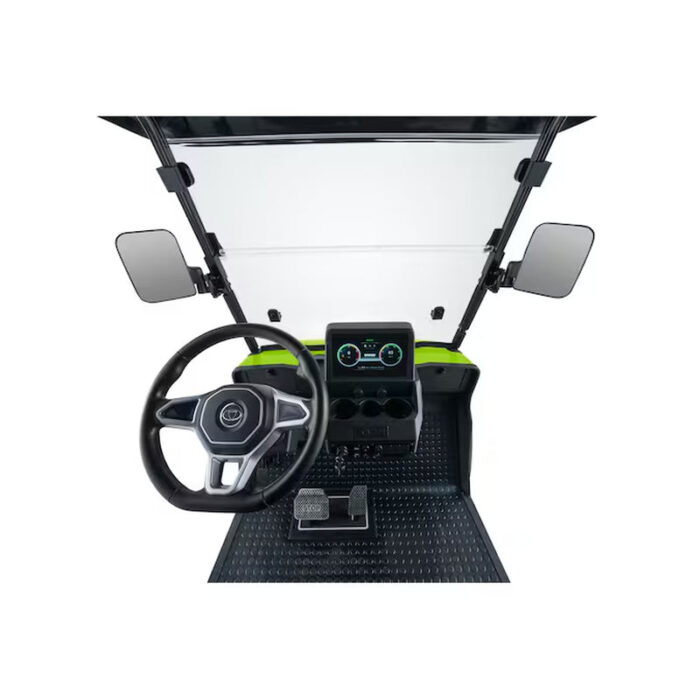 Pro 6 Seat Electric Golf Cart with Lithium Battery- Green
