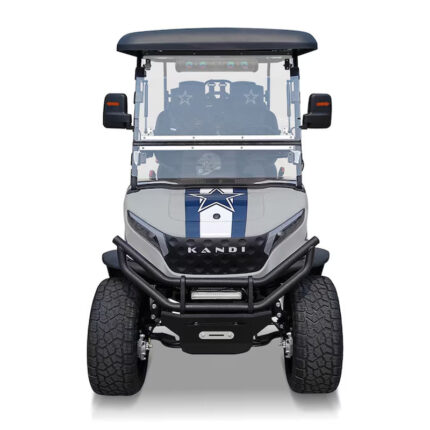 Dallas Cowboys, 4 Seat Electric Golf Cart with Lithium Battery, Max Speed 20 MPH, NFL Licensed