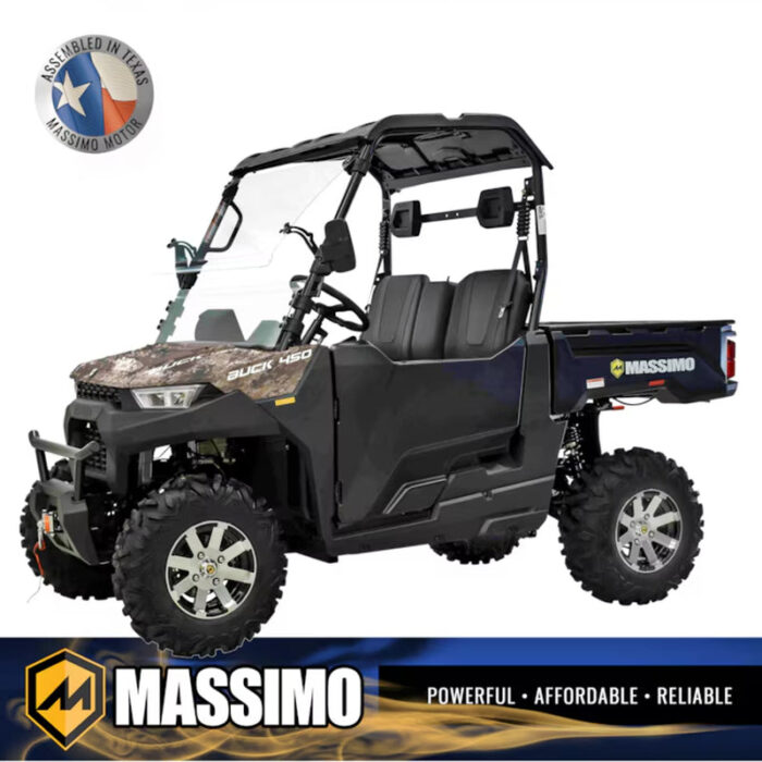 Buck 450 4WD 352Cc Gas UTV with Dump Bed Red