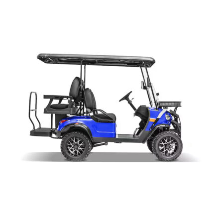 Kruiser 4 Seat Electric Golf Cart- Blue