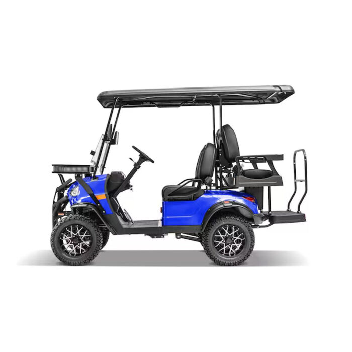 Kruiser 4 Seat Electric Golf Cart- Blue