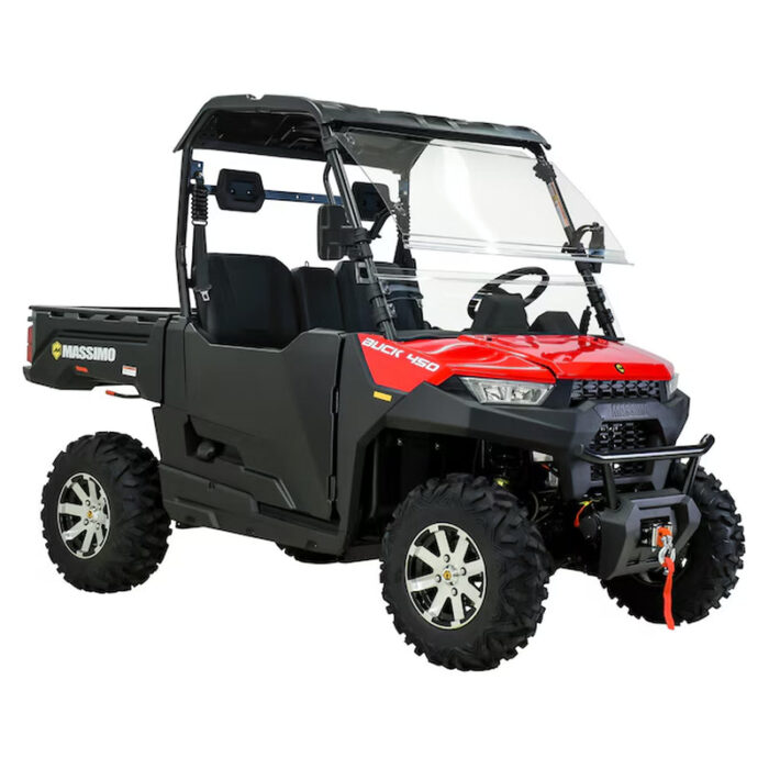 Buck 450 4WD 352Cc Gas UTV with Dump Bed Red
