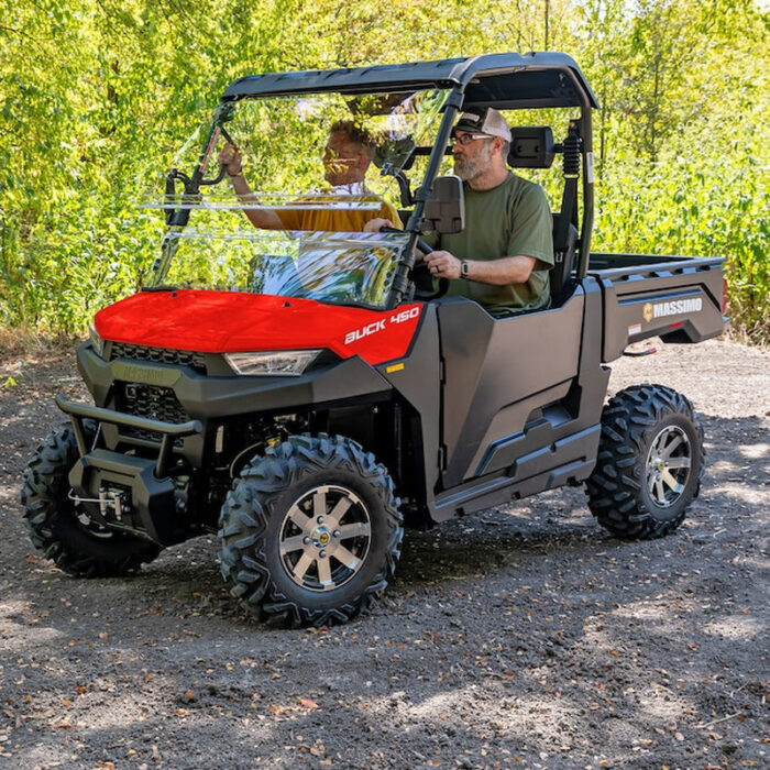 Buck 450 4WD 352Cc Gas UTV with Dump Bed Red