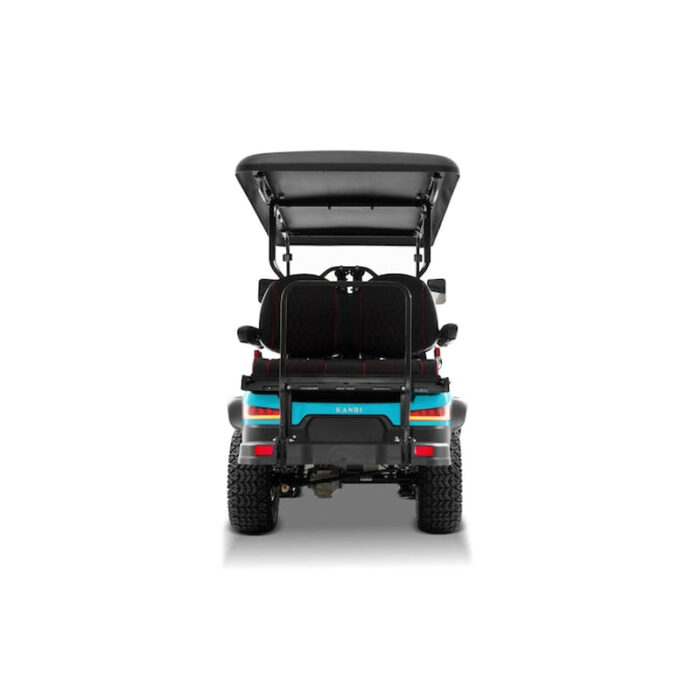 Pro 4 Seat Electric Golf Cart with Lithium Battery- Turquoise