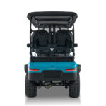 Pro Forward Facing 4 Seat Electric Golf Cart with Lithium Battery- Turquoise
