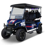 Dallas Cowboys, 4 Seat Electric Golf Cart with Lithium Battery, Max Speed 20 MPH, NFL Licensed
