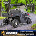 Buck 450 4WD 352Cc Gas UTV with Dump Bed Red