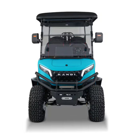 Pro Forward Facing 4 Seat Electric Golf Cart with Lithium Battery- Turquoise