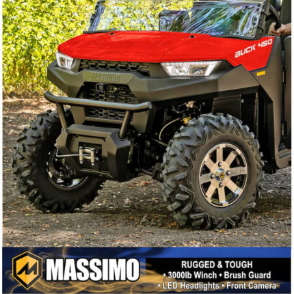 Buck 450 4WD 352Cc Gas UTV with Dump Bed Red