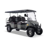 Pro 6 Seat Electric Golf Cart with Lithium Battery- Green