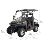 Buck 450X Crew 4Wd Efi Utv Blue