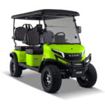 Pro Forward Facing 4 Seat Electric Golf Cart with Lithium Battery- Turquoise