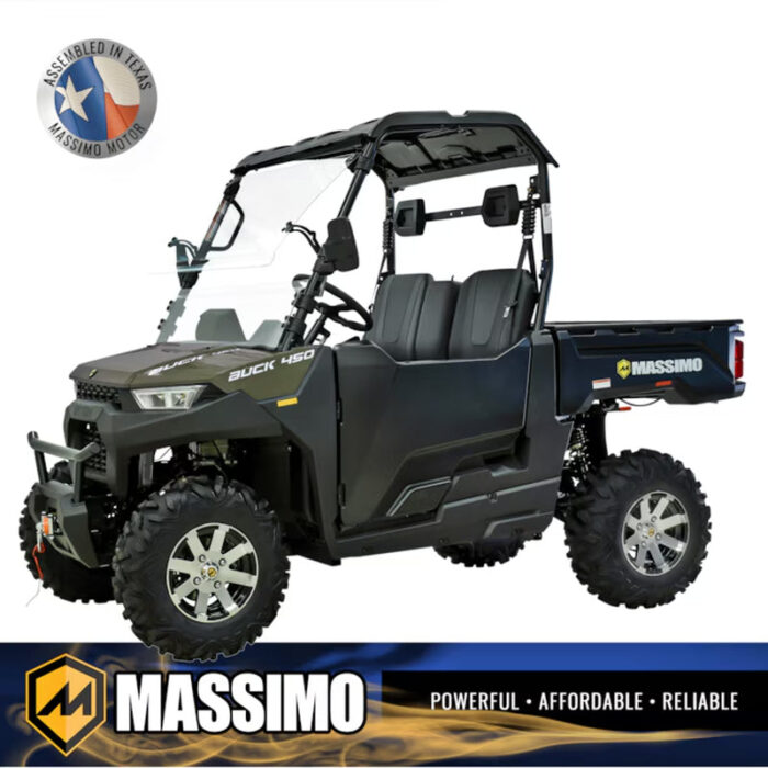 Buck 450 4WD 352Cc Gas UTV with Dump Bed Red